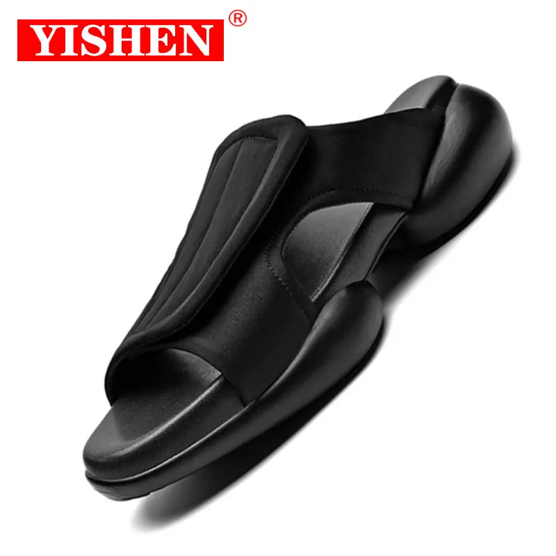 YISHEN Sandals For Men Stylish Buckle Casual Shoes Nylon Cloth Black Sandals Height Increasing Slippers Trendy Men's Sandals
YISHEN Sandals For Men Stylish Buckle Casual Shoes Nylon Cloth Black Sandals Height Increasing Slippers Trendy Men's Sandals
