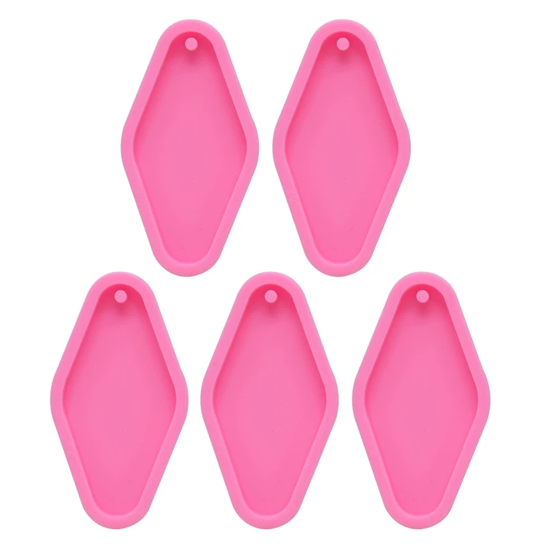 Shiny Glossy Silicone Resin Molds Diamond Shape Keychain Mold DIY Pendant Ornaments Epoxy Resin Crafting Molds 5Pcs
Shiny Glossy Silicone Resin Molds Diamond Shape Keychain Mold DIY Pendant Ornaments Epoxy Resin Crafting Molds 5Pcs