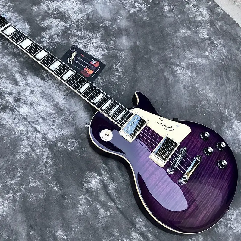 Factory Direct Sales LP Electric Guitar Purple Shiny Piano, Rosewood Fingerboard
Factory Direct Sales LP Electric Guitar Purple Shiny Piano, Rosewood Fingerboard