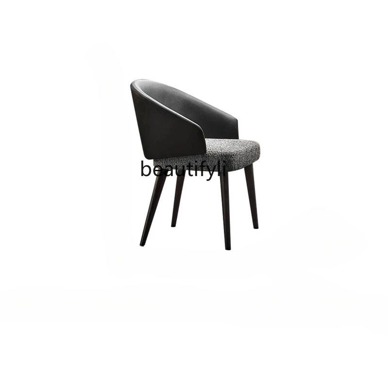 Large and Small Apartment Type Italian New Restaurant Home Dining Chair Designer Leather Lounge Chair Study Chair Light Luxury
Large and Small Apartment Type Italian New Restaurant Home Dining Chair Designer Leather Lounge Chair Study Chair Light Luxury