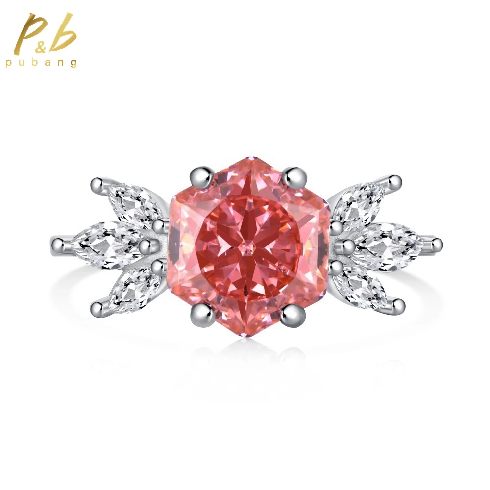PuBang Fine Jewelry Solid 925 Sterling Silver Created Moissanite Diamond Ring for Women Anniversary Sparkling Gift Free Shipping 
PuBang Fine Jewelry Solid 925 Sterling Silver Created Moissanite Diamond Ring for Women Anniversary Sparkling Gift Free Shipping