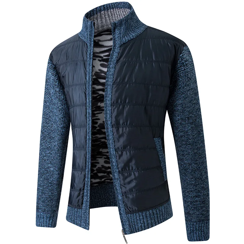Turtleneck Sweaters Warm Winter Men's Fleece Tide Sweater Coat High Collar Patchwork Cardigan Slim Causal Knitted Male Fashion
Turtleneck Sweaters Warm Winter Men's Fleece Tide Sweater Coat High Collar Patchwork Cardigan Slim Causal Knitted Male Fashion