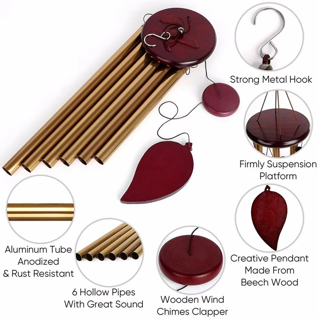 High Quality Brand New Clear Relaxing Soft Wind Chimes Ornament Replacement Accessories Pendant Wall Door Garden
High Quality Brand New Clear Relaxing Soft Wind Chimes Ornament Replacement Accessories Pendant Wall Door Garden