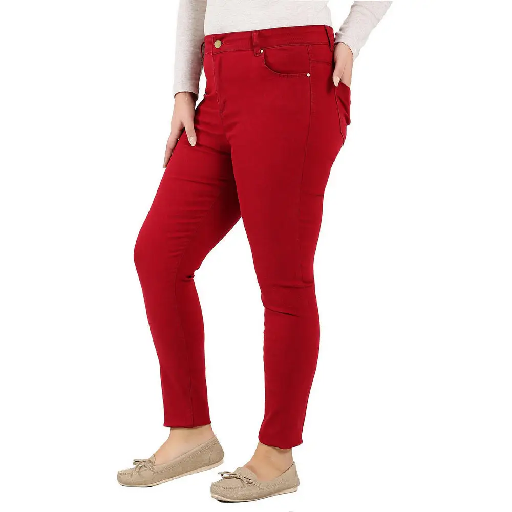 F1812women large size pants Rg1251P canvas high waist narrow hem zipper closure button 5 pocket flexible cotton mink white cream S
F1812women large size pants Rg1251P canvas high waist narrow hem zipper closure button 5 pocket flexible cotton mink white cream S