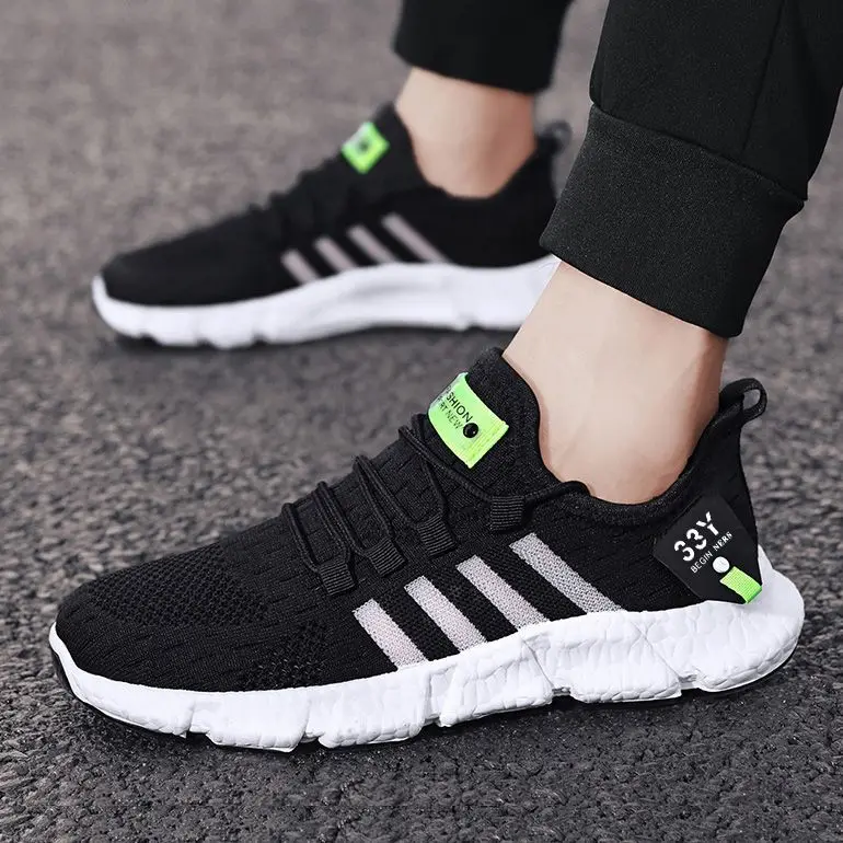 Flying Weave Men's Shoes Lightweight Popcorn Sneakers Comfortable Walking Sports Shoes Keep Running Casual Shoes Tenis Masculino
Flying Weave Men's Shoes Lightweight Popcorn Sneakers Comfortable Walking Sports Shoes Keep Running Casual Shoes Tenis Masculino