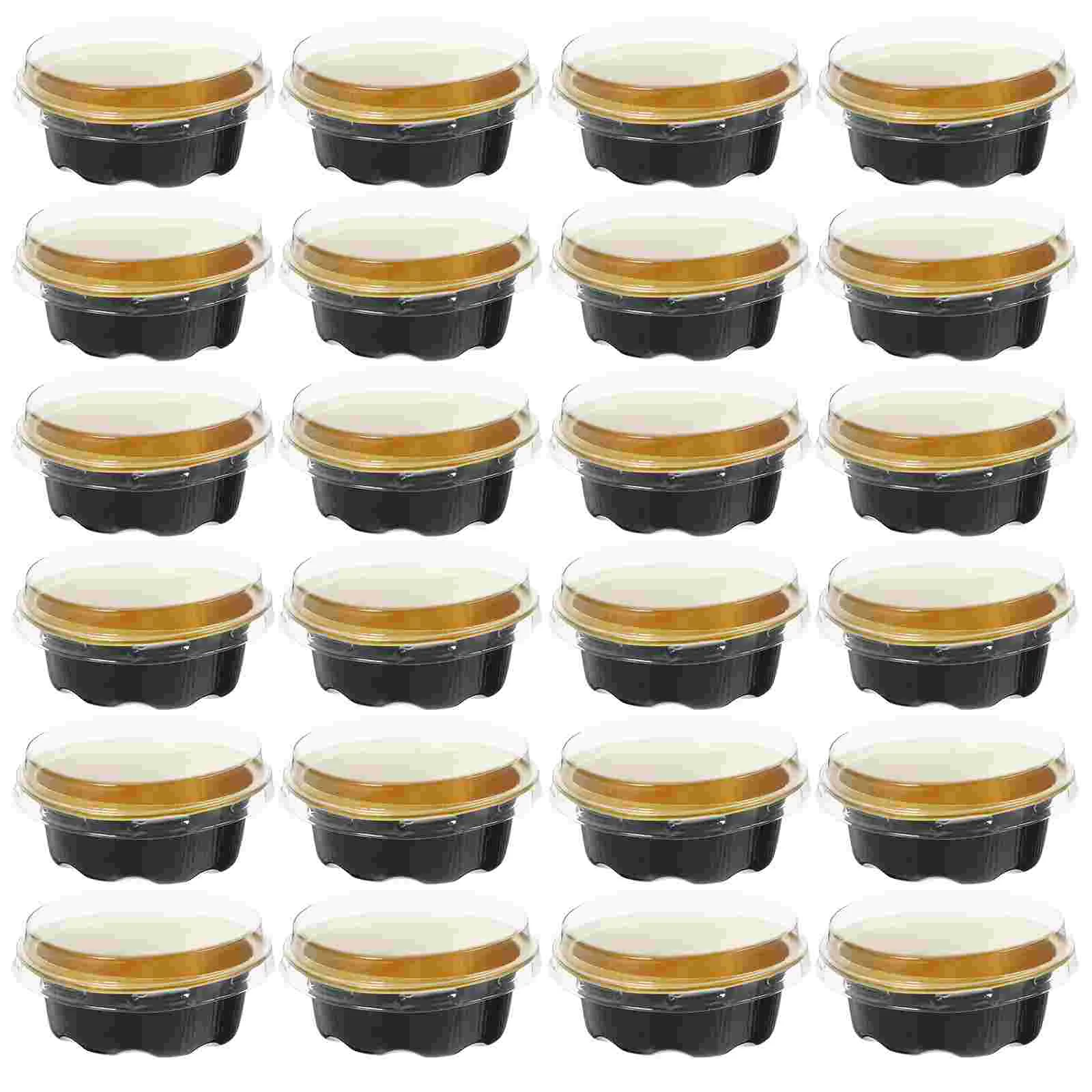 100pcs aluminum foil Pans with Lids Cupcake Cake Mold Mini Tart Cups for Baking Mini Pie Tins
100pcs aluminum foil Pans with Lids Cupcake Cake Mold Mini Tart Cups for Baking Mini Pie Tins
