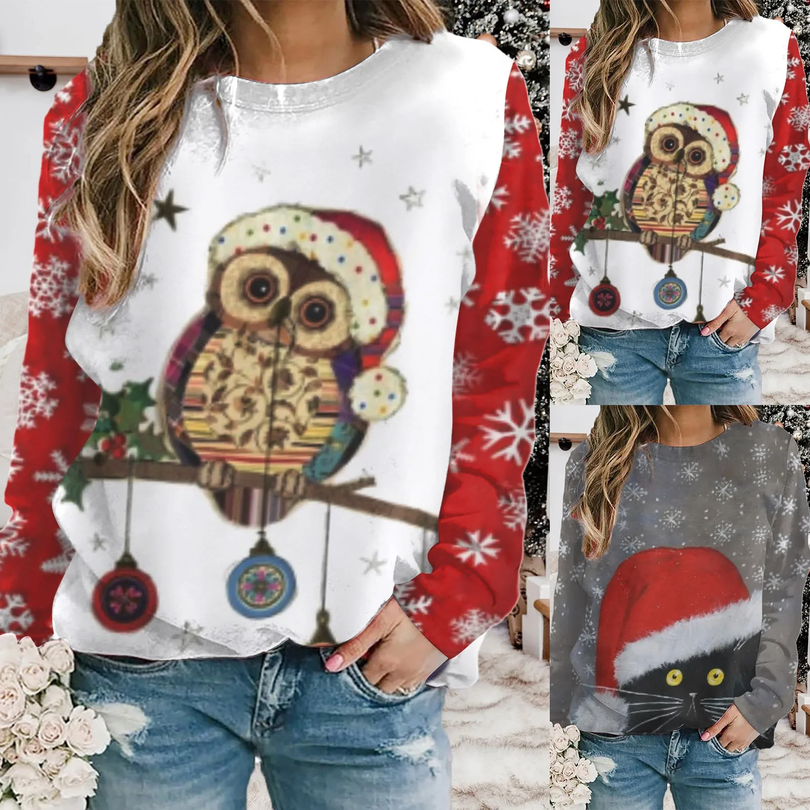 Blank Oversized Sweatshirt Women Pullover Casual D Christmas Print Long Sleeved O Neck Fashion Warm Charcoal Women Sweater
Blank Oversized Sweatshirt Women Pullover Casual D Christmas Print Long Sleeved O Neck Fashion Warm Charcoal Women Sweater