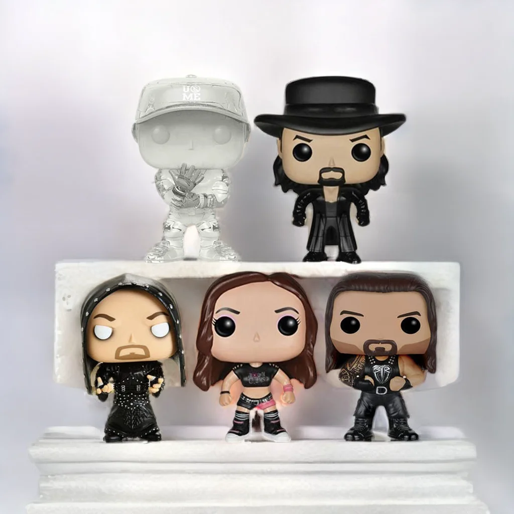 WWE AJ LEE Bray Wyatt Undertaker Roman John Vinyl Doll Action Figure Toys 
WWE AJ LEE Bray Wyatt Undertaker Roman John Vinyl Doll Action Figure Toys