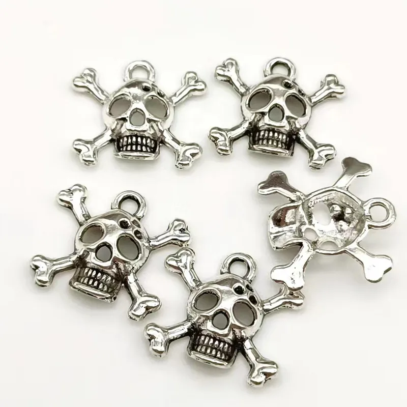 20 Pieces Jewelry Skull Skull Head 15x16mm Antique Silver Pendant Making DIY Handmade Tibetan Jewelry
20 Pieces Jewelry Skull Skull Head 15x16mm Antique Silver Pendant Making DIY Handmade Tibetan Jewelry