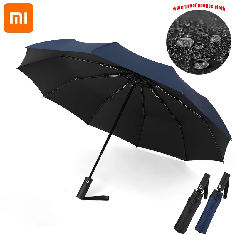 Three-folding Automatic Umbrella Windproof 10 Bone Business Umbrellas Women Men Sunny/Rainy Anti-UV Umbrella Gift Parasol
Three-folding Automatic Umbrella Windproof 10 Bone Business Umbrellas Women Men Sunny/Rainy Anti-UV Umbrella Gift Parasol