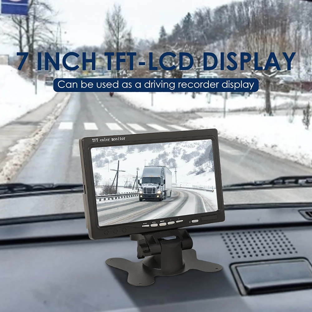 7 Inch HD Screen Parking Aid Car Monitor Truck Safety Observed Parking Cameras 12V/24V Color TFT LCD Electronic Car Accessories
7 Inch HD Screen Parking Aid Car Monitor Truck Safety Observed Parking Cameras 12V/24V Color TFT LCD Electronic Car Accessories