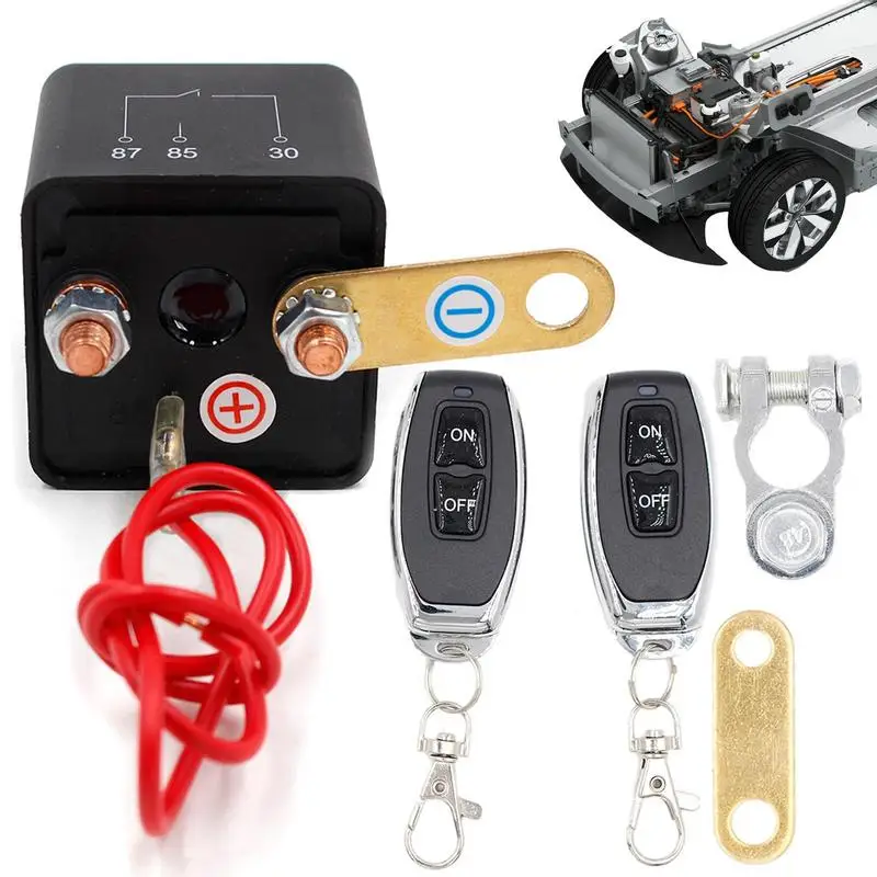 Remote Control Battery Disconnect Switch DC12V 200A Battery Switch For Car Dual Remote Control Prevent Battery Drain Anti -Theft
Remote Control Battery Disconnect Switch DC12V 200A Battery Switch For Car Dual Remote Control Prevent Battery Drain Anti -Theft