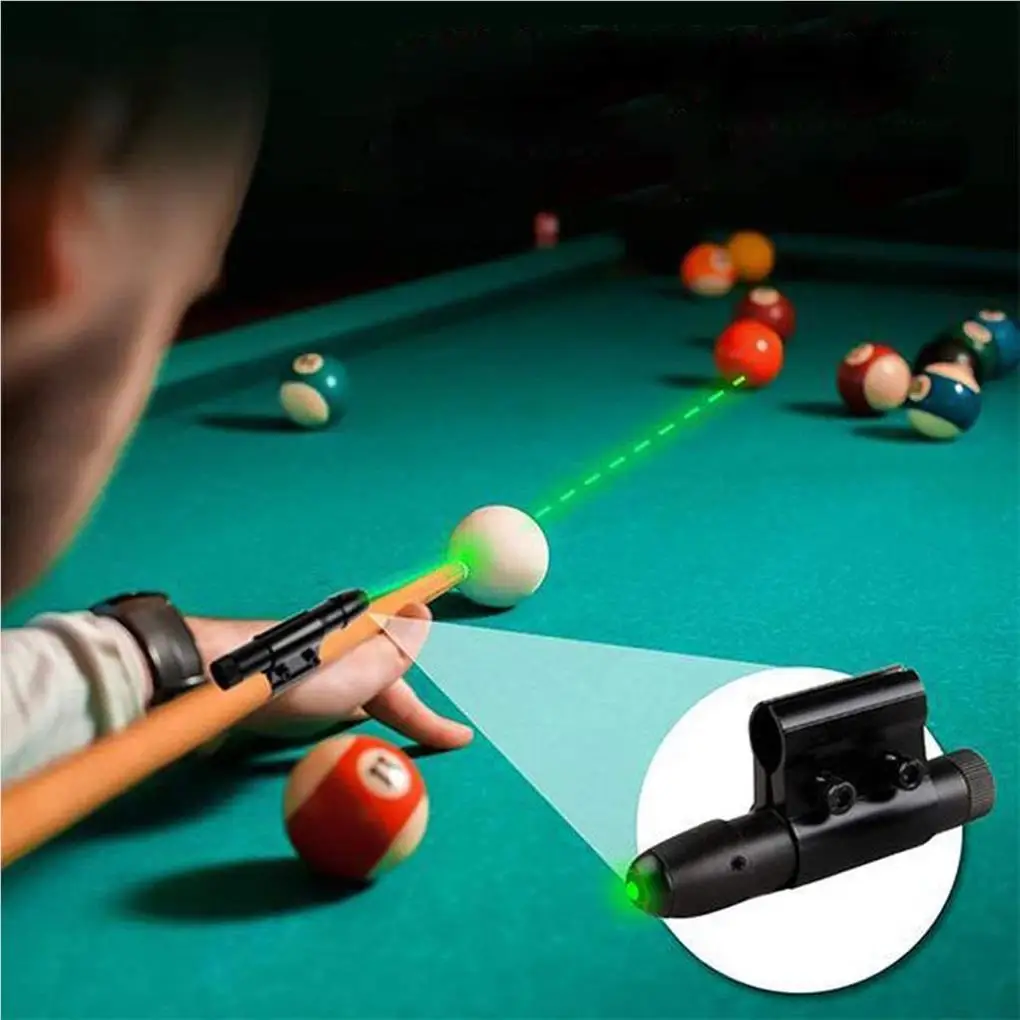 

Pool Snooker Cue Laser Sight Billiard Auxiliary Sights Professional Practical Aiming Device Training Ancillary