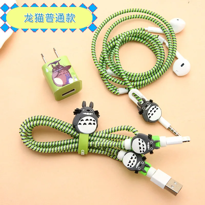 Cute Doraemon Totoro Cat Bob Yellow Sponge Cable Winder Sets Figure Toys Anime Cartoon Charger Usb Stickers Phone Cable Protect 
Cute Doraemon Totoro Cat Bob Yellow Sponge Cable Winder Sets Figure Toys Anime Cartoon Charger Usb Stickers Phone Cable Protect