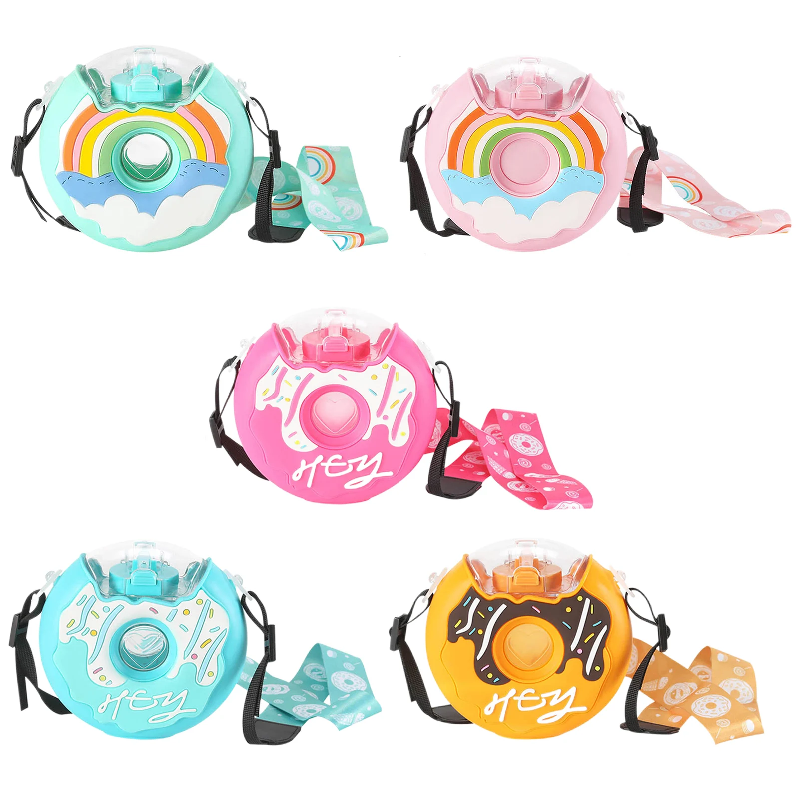 380 мл бутылка для воды в виде пончика-портативная бутылка для напитков для малышей для улицы школы 
380 мл бутылка для воды в виде пончика-портативная бутылка для напитков для малышей для улицы школы