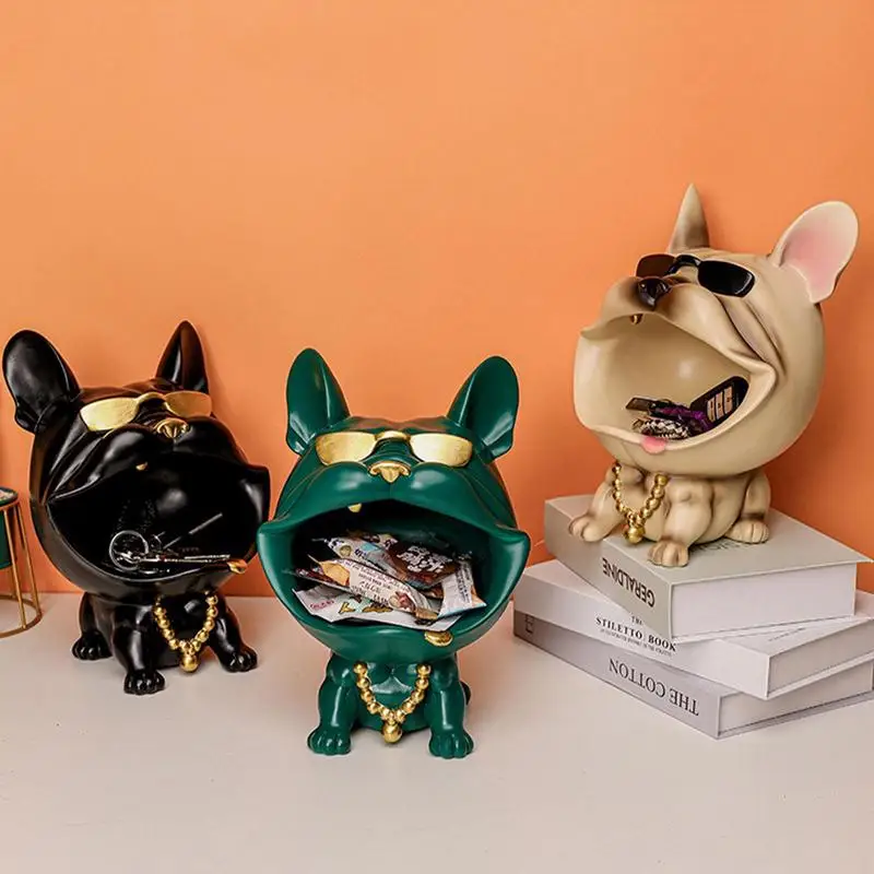 Key Bowl Big Mouth French Bulldog Butler Storage Box With Tray Nordic Table Decoration Resin Animal Sculpture Dog Statue
Key Bowl Big Mouth French Bulldog Butler Storage Box With Tray Nordic Table Decoration Resin Animal Sculpture Dog Statue