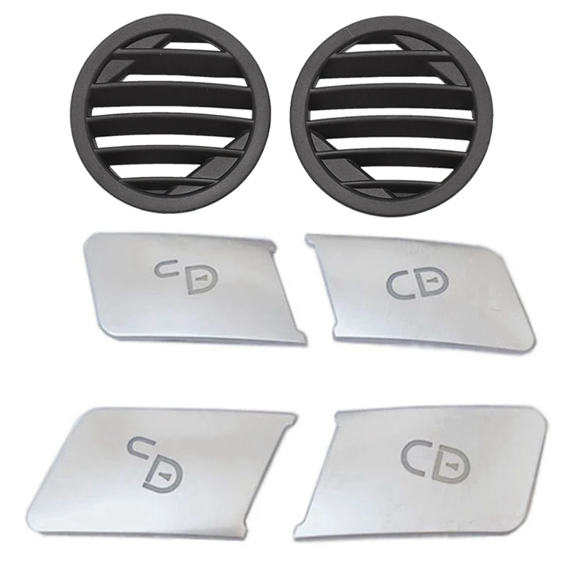 2 Set Car Accessories: 1 Set Left And Right Dash A/C Air Vent Grilles & 1 Set Door Lock Unlock Buttons Decoration Cover
2 Set Car Accessories: 1 Set Left And Right Dash A/C Air Vent Grilles & 1 Set Door Lock Unlock Buttons Decoration Cover