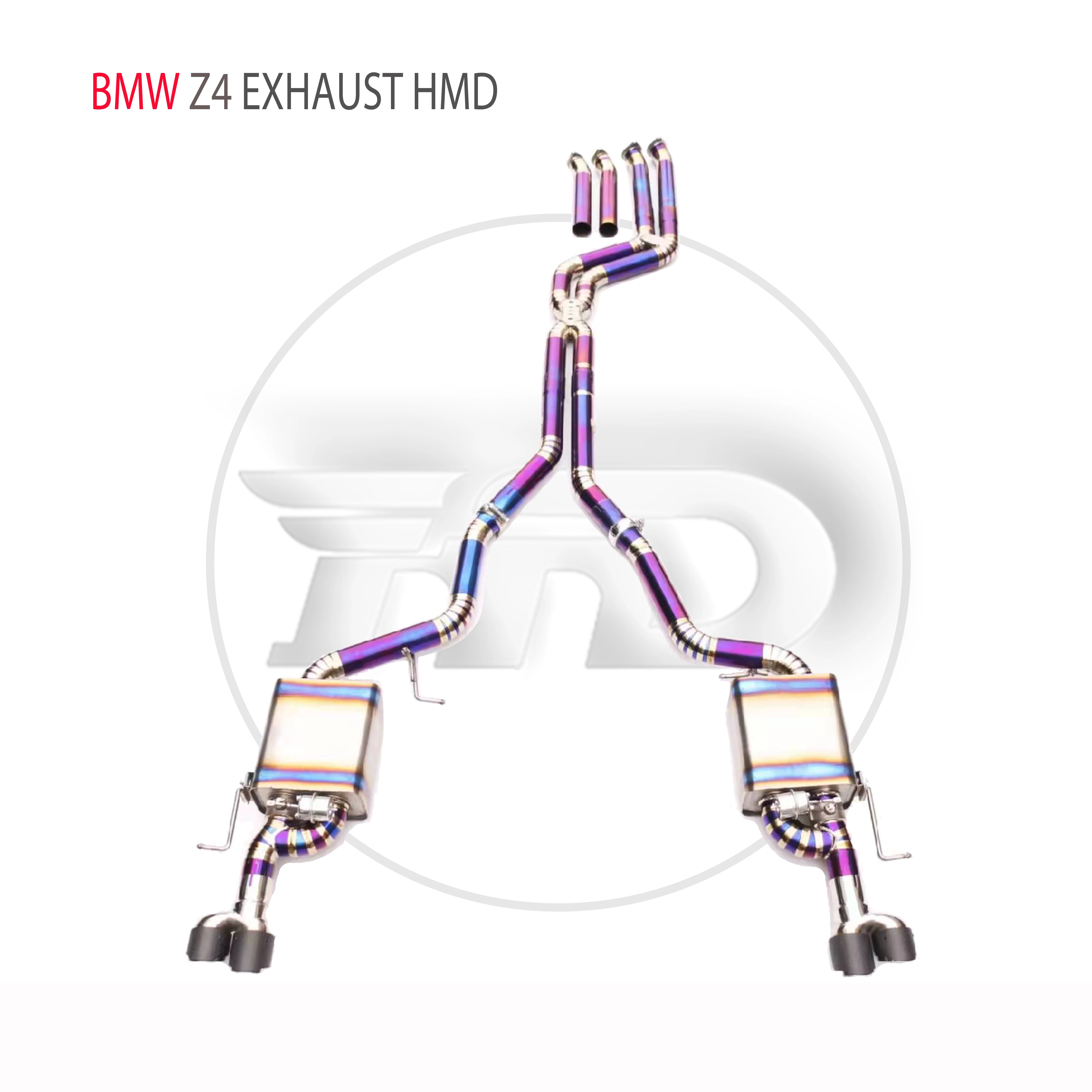 HMD Titanium Alloy Exhaust Systems Downpipe Is Suitable For BMW Z4 Muffler With Valve Car Accessories Auto Modification
HMD Titanium Alloy Exhaust Systems Downpipe Is Suitable For BMW Z4 Muffler With Valve Car Accessories Auto Modification