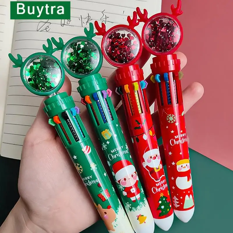 1 шт. Милая Рождественская ручка Санта-Клаус 10 дюймов, милая Выдвижная шариковая ручка, подарок, школьные канцелярские принадлежности для офиса 
1 шт. Милая Рождественская ручка Санта-Клаус 10 дюймов, милая Выдвижная шариковая ручка, подарок, школьные канцелярские принадлежности для офиса