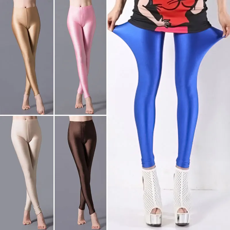 2023 New Solid Candy Neon Leggings for Women High Stretched Spring Autumn Female Sexy Gloss Legging Pants Girl Clothing Leggins
2023 New Solid Candy Neon Leggings for Women High Stretched Spring Autumn Female Sexy Gloss Legging Pants Girl Clothing Leggins