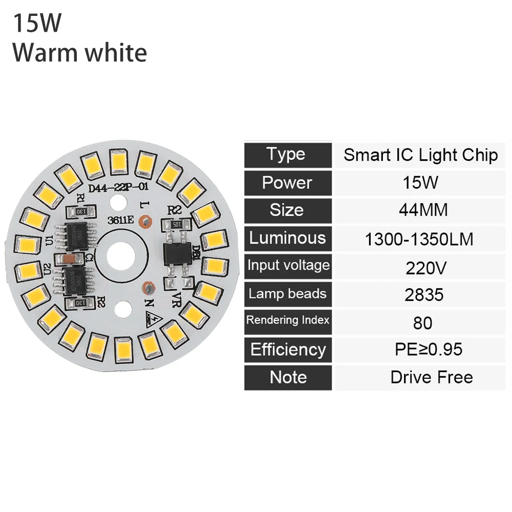 Светодиодный чип Light Plate 2835 SMD 3Вт/5Вт/6Вт/7Вт/9Вт/12Вт/15Вт 220В
Светодиодный чип Light Plate 2835 SMD 3Вт/5Вт/6Вт/7Вт/9Вт/12Вт/15Вт 220В