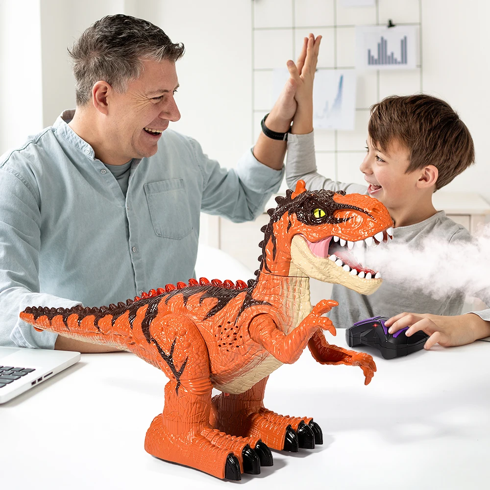 Remote control dinosaur toy walking dinosaur lamp roaring RC dinosaur robot remote control animal children's gift
Remote control dinosaur toy walking dinosaur lamp roaring RC dinosaur robot remote control animal children's gift