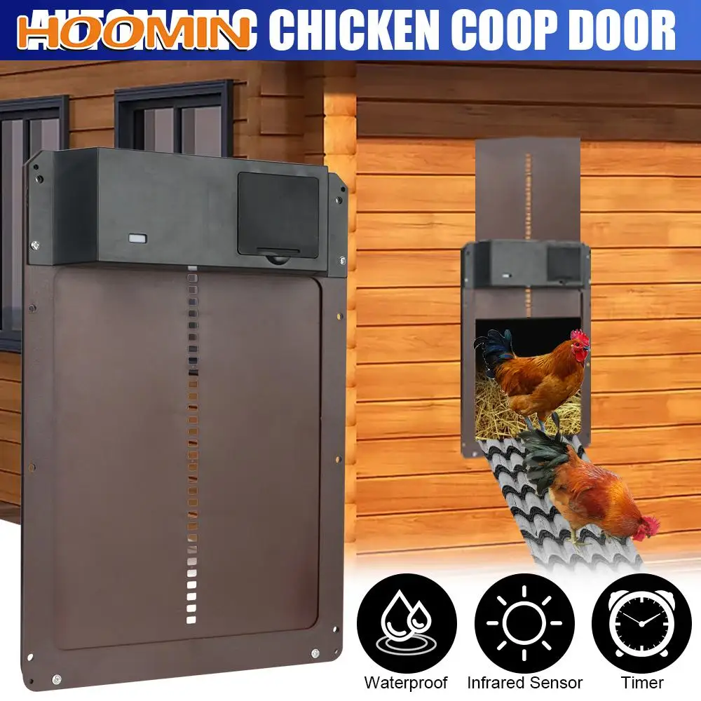 Automatic Chicken Coop Door Light Sense Door Opener Night And Morning Delay Auto Open Close Door Opener 
Automatic Chicken Coop Door Light Sense Door Opener Night And Morning Delay Auto Open Close Door Opener