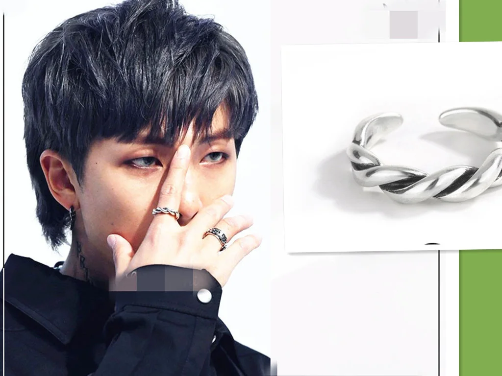 KPOP Bangtan Boys RM Kim Nam Joon те же кольцо двухпроводное обмотка плетеное серебряное кольцо ретро дикие новые корейские Модные Подарки Любимые
KPOP Bangtan Boys RM Kim Nam Joon те же кольцо двухпроводное обмотка плетеное серебряное кольцо ретро дикие новые корейские Модные Подарки Любимые