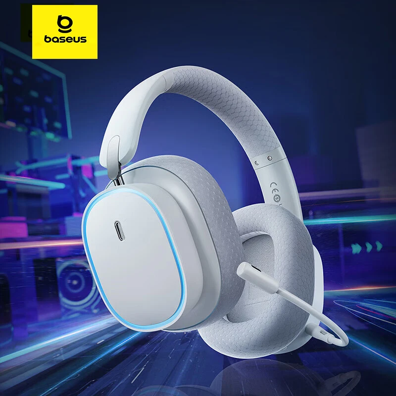 Baseus GH02 Gaming Wireless Headphone with Mic Over-Ear Headphones Bluetooth 5.3 40mm Driver 2.4G/Wireless/Cable RGB Headsets
Baseus GH02 Gaming Wireless Headphone with Mic Over-Ear Headphones Bluetooth 5.3 40mm Driver 2.4G/Wireless/Cable RGB Headsets