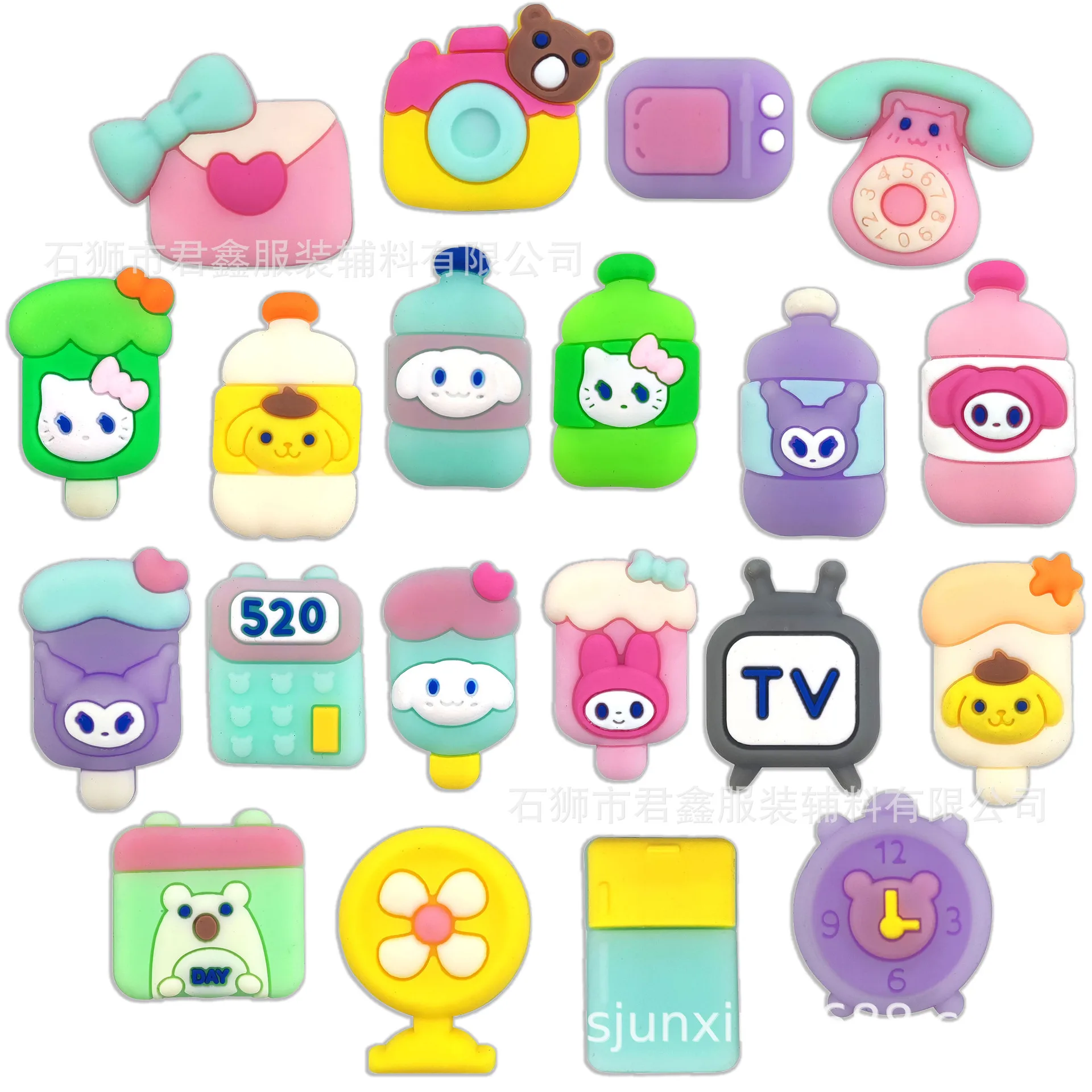 10Pcs Sanrios Hellokitty My Melody Kawaii Diy Hole Shoes Buckles Materials Anime Hair Clip Magnets Cartoon Fridge Patches Gifts
10Pcs Sanrios Hellokitty My Melody Kawaii Diy Hole Shoes Buckles Materials Anime Hair Clip Magnets Cartoon Fridge Patches Gifts