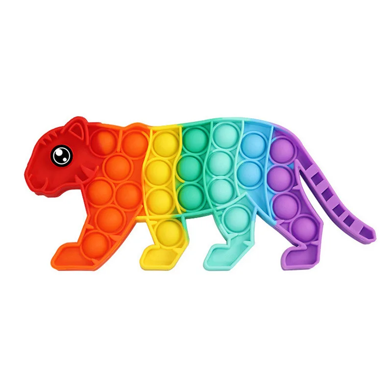 Sensory Toys for Children Adult Rainbow Tiger Anti-Stress Interesting Push Game Gift Mini Push Toys
Sensory Toys for Children Adult Rainbow Tiger Anti-Stress Interesting Push Game Gift Mini Push Toys