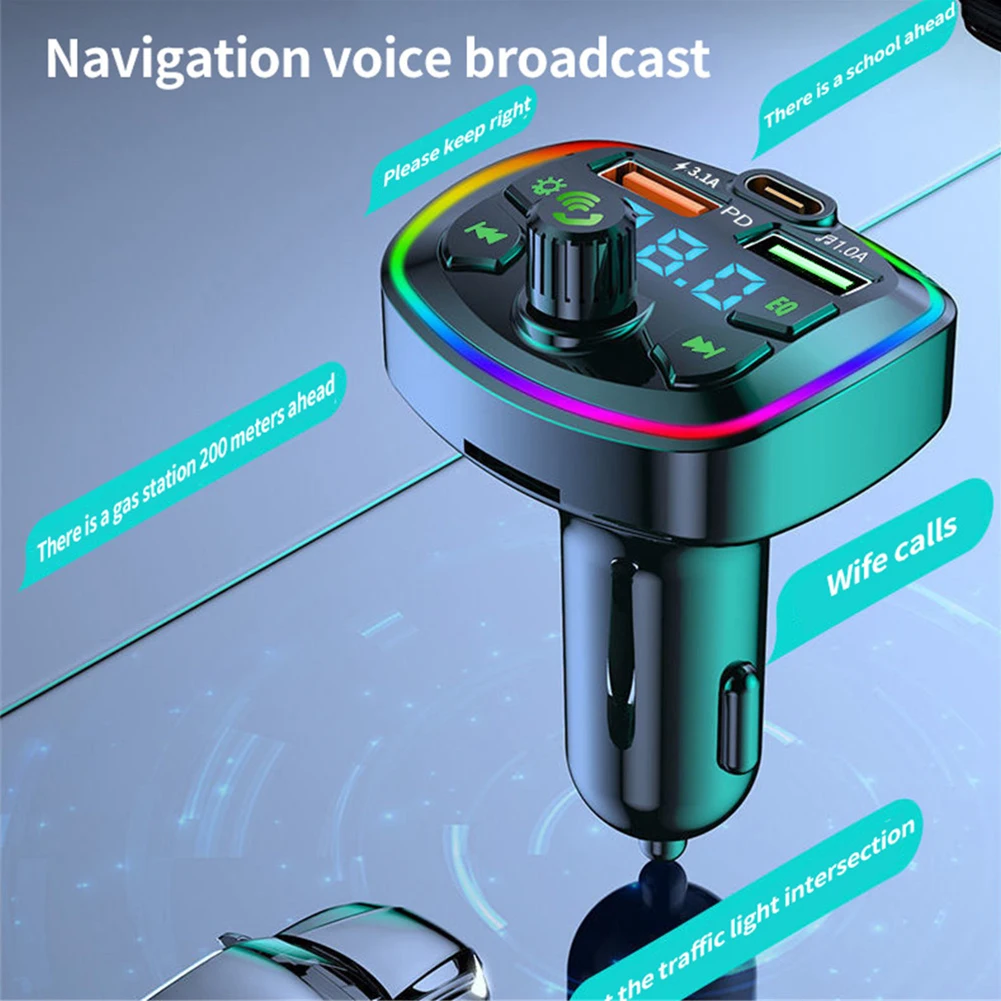 Автомобильный FM-передатчик Bluetooth 5,0, mp3-плеер, беспроводное зарядное устройство с двумя USB-портами, беспроводная поддержка A2DP, AVRCP, HFP, HSP
Автомобильный FM-передатчик Bluetooth 5,0, mp3-плеер, беспроводное зарядное устройство с двумя USB-портами, беспроводная поддержка A2DP, AVRCP, HFP, HSP