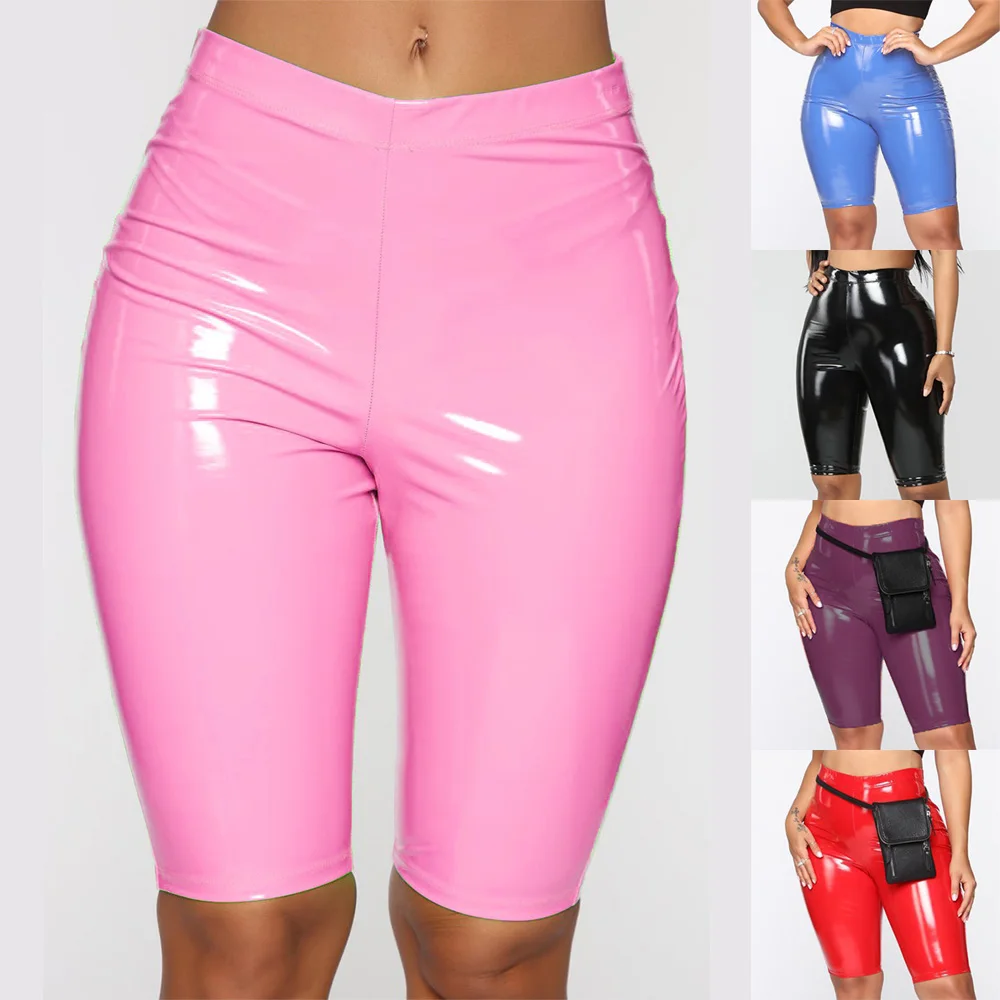 2022 Women PU Shorts Tie High Waist Casual Black Pink Shorts Ladies Match Leg Short Pants Hip-Lifting Punk Nightclub Pants Stage
2022 Women PU Shorts Tie High Waist Casual Black Pink Shorts Ladies Match Leg Short Pants Hip-Lifting Punk Nightclub Pants Stage