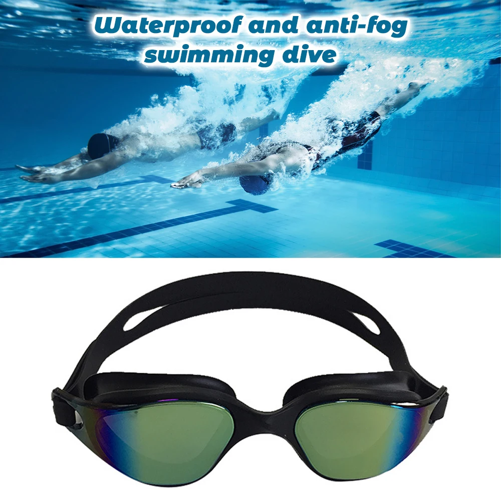 Electroplated Silicone Swimming Goggles Anti-Fog Protection Lens for Adults Silicone swim glasses Waterproof Adjustable MC889
Electroplated Silicone Swimming Goggles Anti-Fog Protection Lens for Adults Silicone swim glasses Waterproof Adjustable MC889