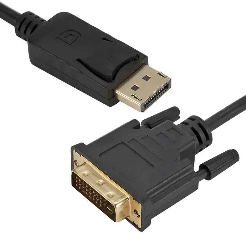 

ANPWOO DP To DVI Adapter Cable Displayport To DVI 24+1 Adapter Cable 1.8 Meters 1080P OEM Gold-plated Connector