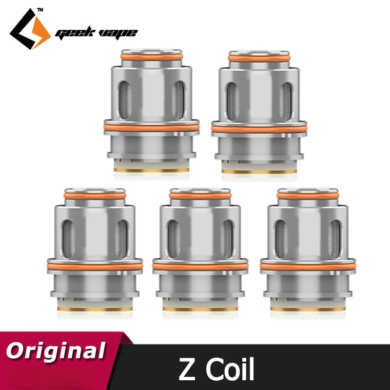 

5pcs/lot Geekvape Z Coil Z0.15 0.15ohm Z0.25 0.25ohm For Z Subohm 2022 Tank Aegis Legend 2 L200 Aegis Aegis Solo 2 S100 Kit