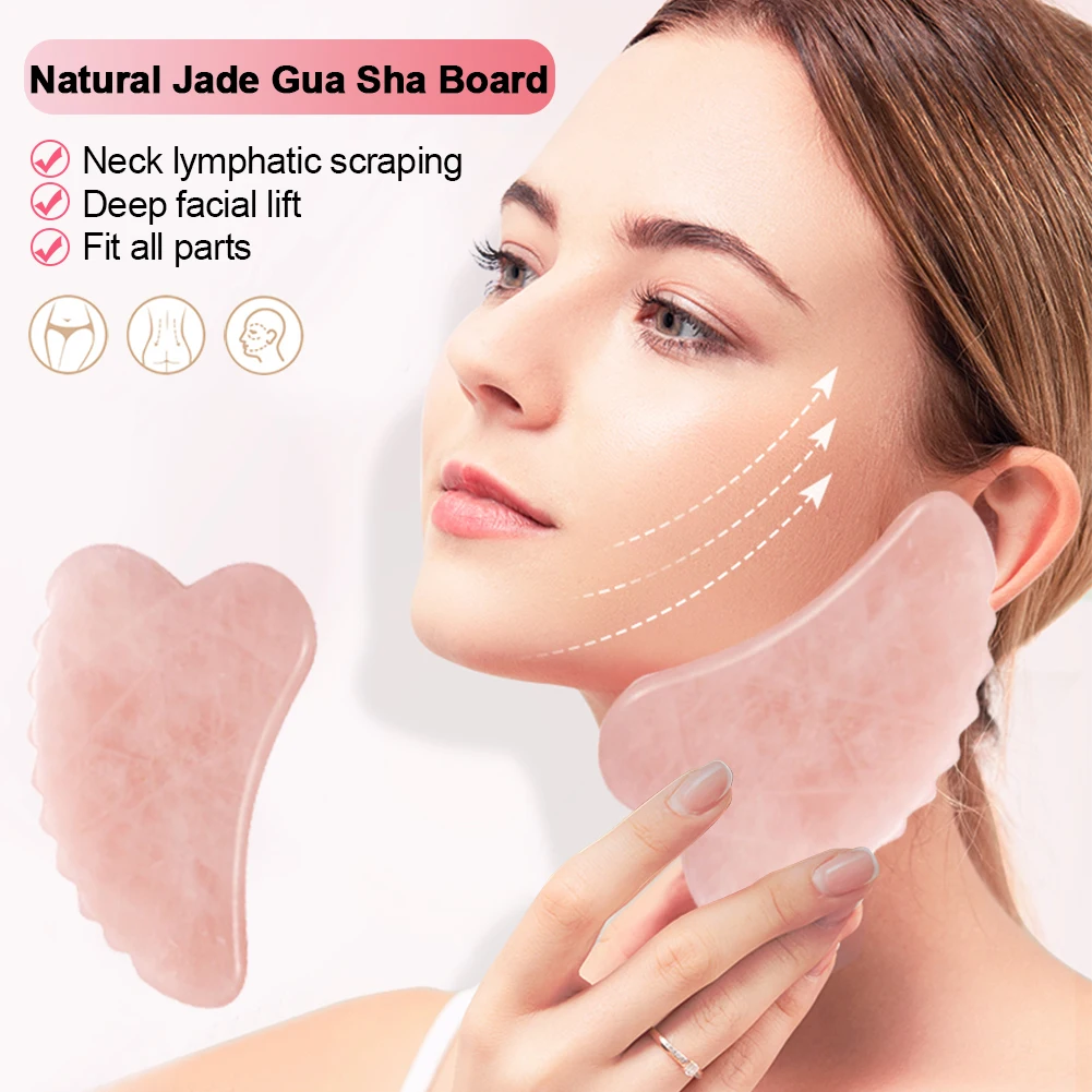 V Face Lift Up Natural Jade Gua Sha Scraper Board Massage For Face Neck Skin Lifting Wrinkle Remover Beauty Facial Care Tool
V Face Lift Up Natural Jade Gua Sha Scraper Board Massage For Face Neck Skin Lifting Wrinkle Remover Beauty Facial Care Tool