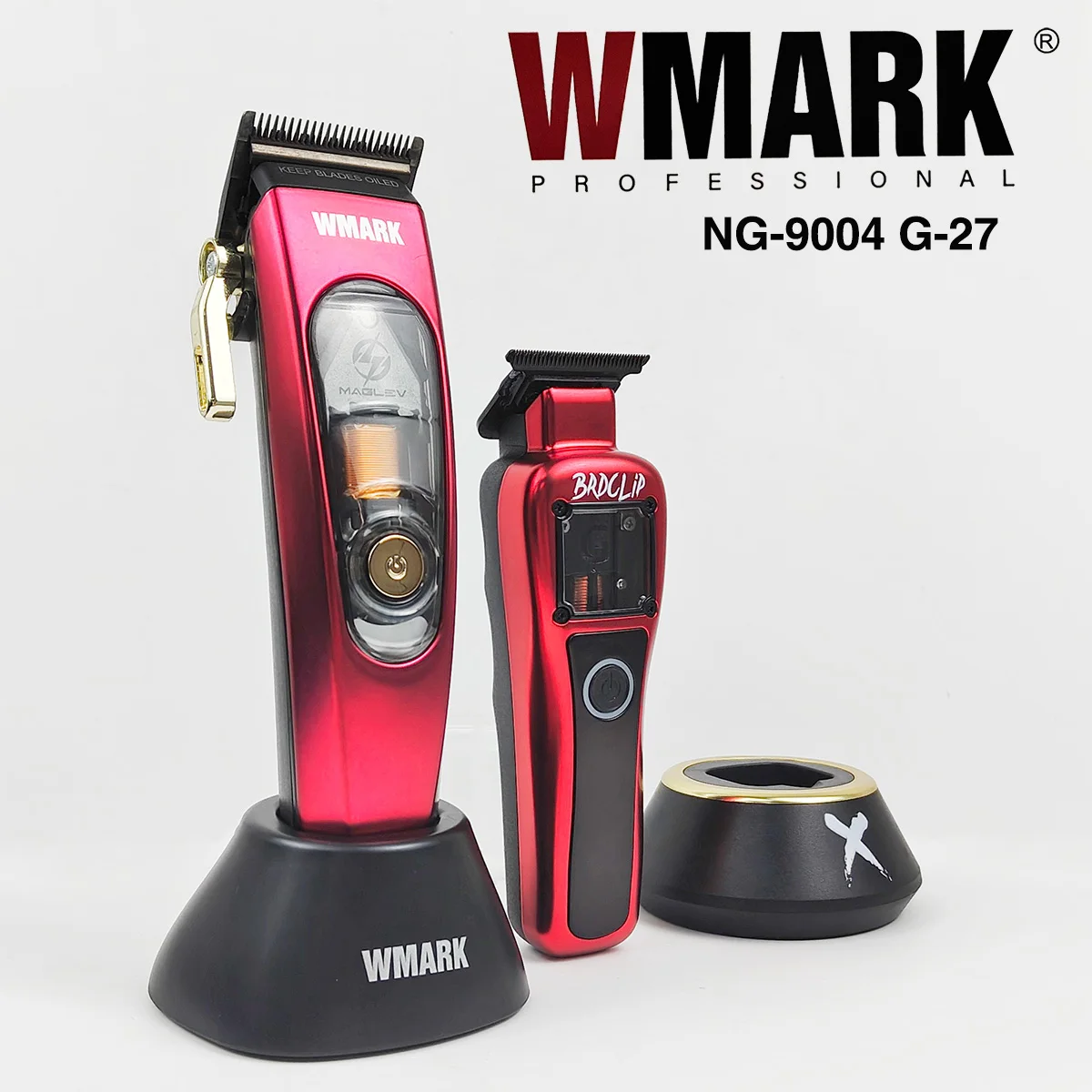 Профессиональная машинка для стрижки волос WMARK NG-9004 BRDCLIP G-27 с лезвием DLC