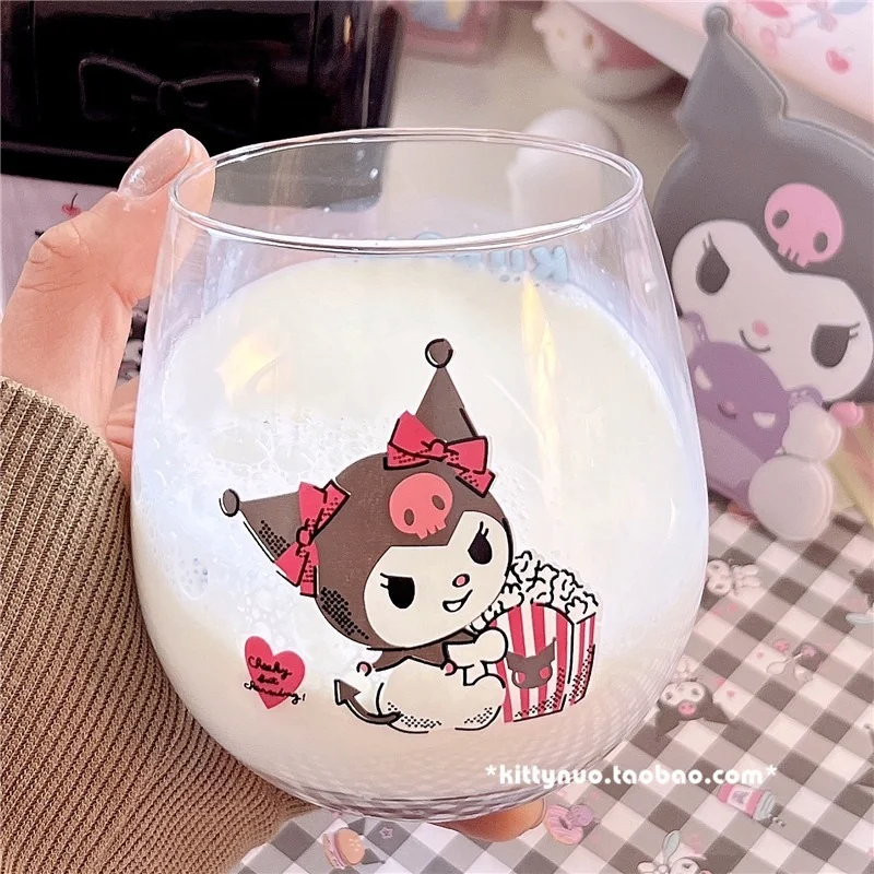 Kuromi Anime Cartoon Kawaii Patterned 200ML Glass Cup Cute Thickened Transparent Breakfast Milk Cup Children Juice Cup Water Cup
Kuromi Anime Cartoon Kawaii Patterned 200ML Glass Cup Cute Thickened Transparent Breakfast Milk Cup Children Juice Cup Water Cup
