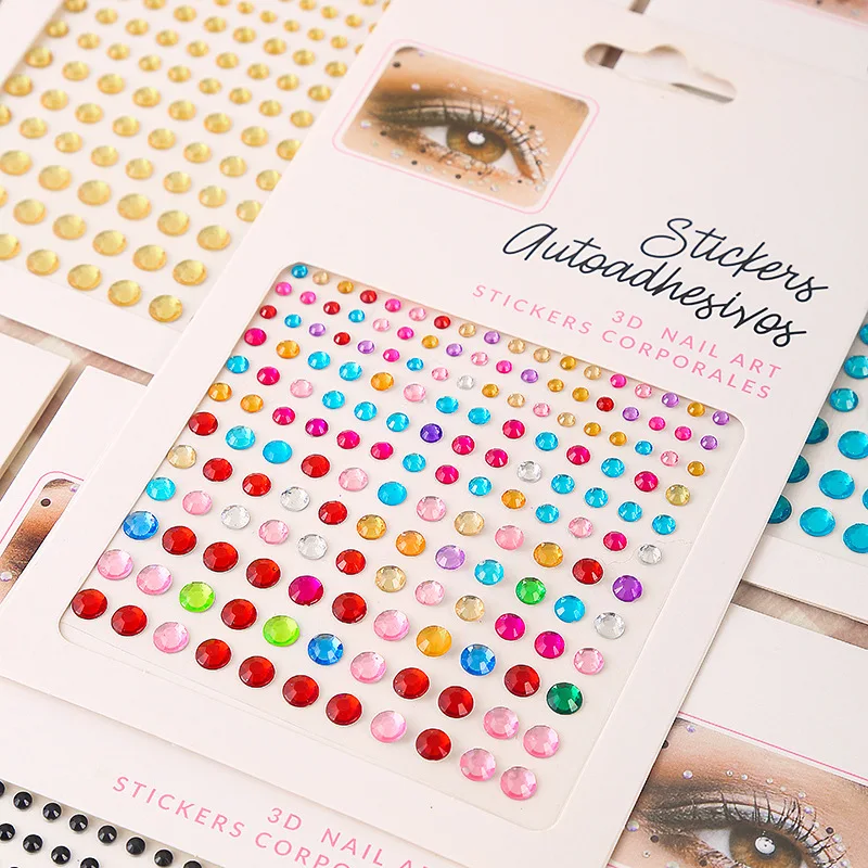 Diamond Sticker DIY Facial Makeup Decoration Self stick Shiny Eye Stage Crystal Stickers aesthetic custom supplies
Diamond Sticker DIY Facial Makeup Decoration Self stick Shiny Eye Stage Crystal Stickers aesthetic custom supplies