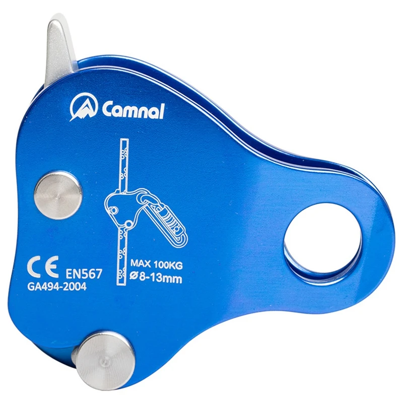 ELOS-CAMNAL Safety Climbing Protective Ascender 220LB Climbing Protective Device Rope Grip Outdoor Climbing Rigging 8-13MM Rope
ELOS-CAMNAL Safety Climbing Protective Ascender 220LB Climbing Protective Device Rope Grip Outdoor Climbing Rigging 8-13MM Rope