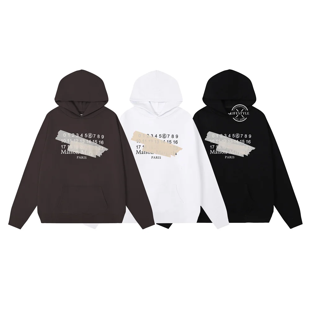 2023 Men Spring Autumn Tracksuit Hooded Sweatshirt Maison Margiela Brand Print Casual Sport Hoodies Running Sportswear
2023 Men Spring Autumn Tracksuit Hooded Sweatshirt Maison Margiela Brand Print Casual Sport Hoodies Running Sportswear