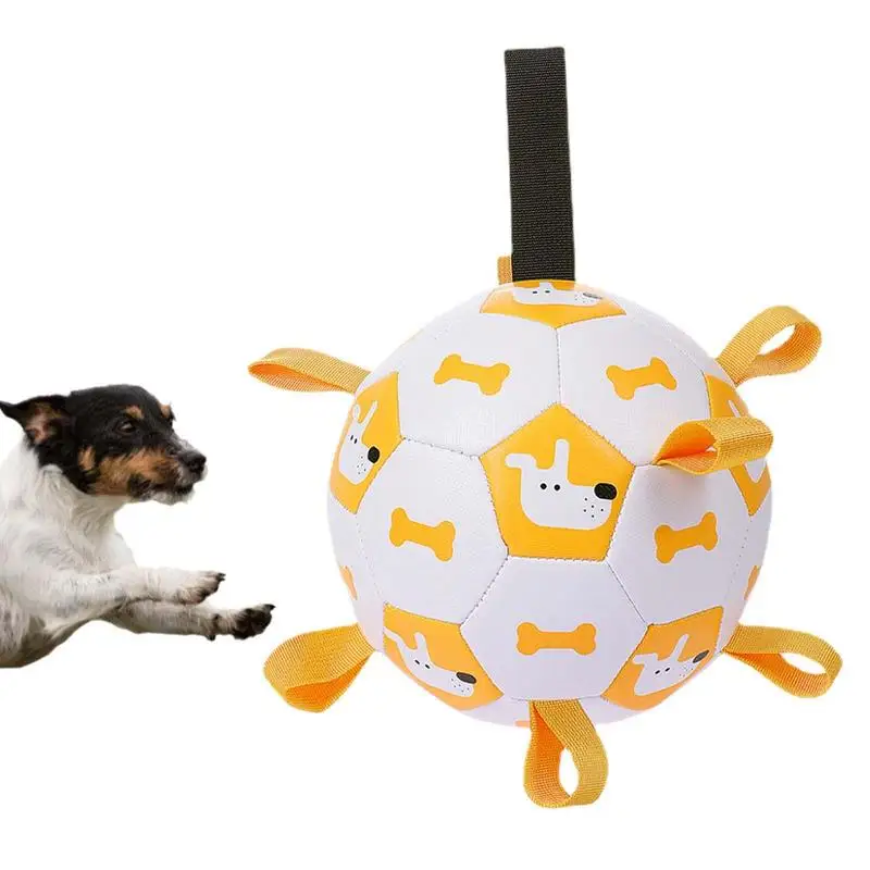 Squeaky Soccer Ball Dog Toy Interactive Football Toy With Tabs Durable Outside Dog Toys Bite-resistant Dog Balls For Medium To
Squeaky Soccer Ball Dog Toy Interactive Football Toy With Tabs Durable Outside Dog Toys Bite-resistant Dog Balls For Medium To
