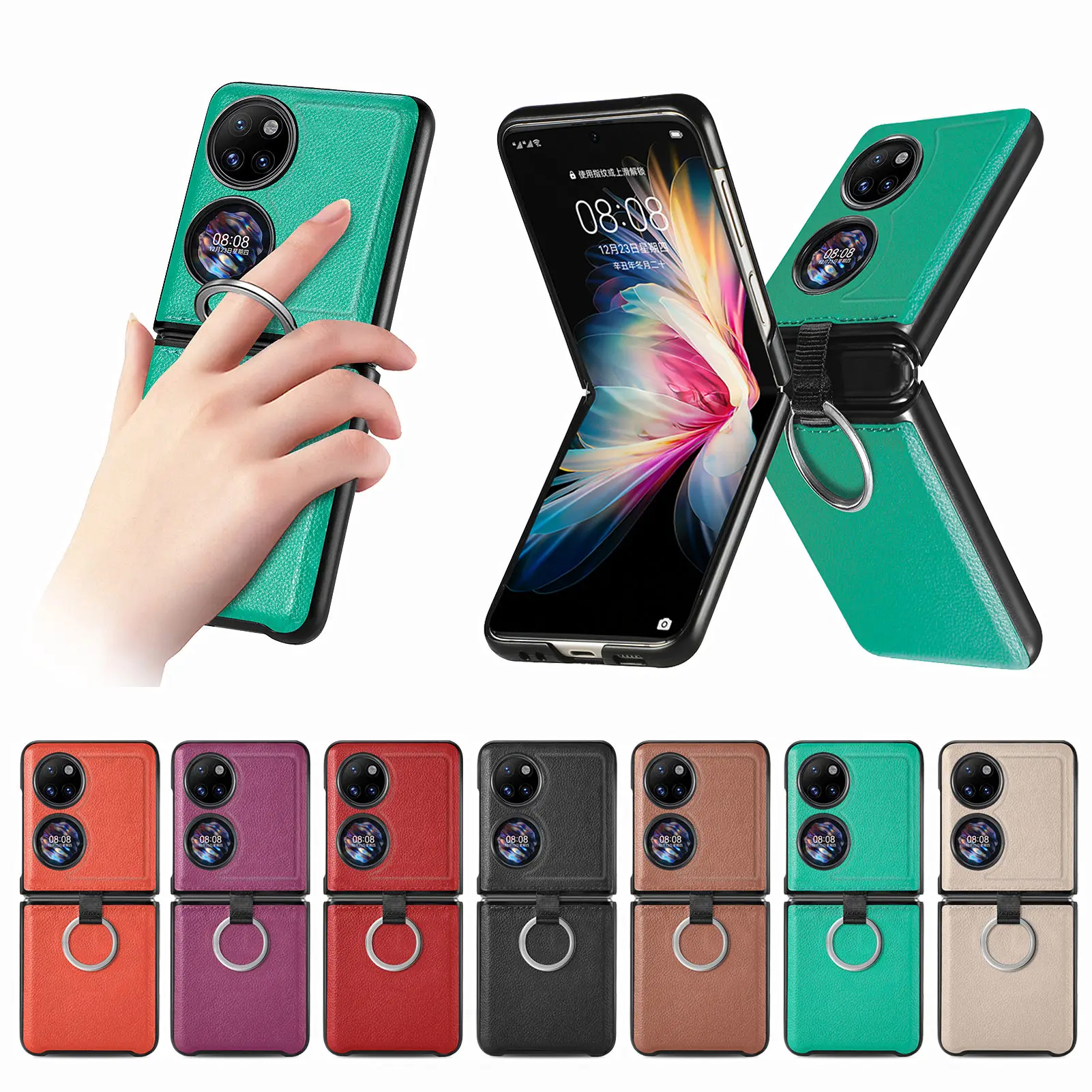 P50 Pocket Luxury Shockproof Phone Case for Huawei P50 Pocket Solid Color Shell Ring Holder Heavy Duty Protection Fit Back Cover
P50 Pocket Luxury Shockproof Phone Case for Huawei P50 Pocket Solid Color Shell Ring Holder Heavy Duty Protection Fit Back Cover