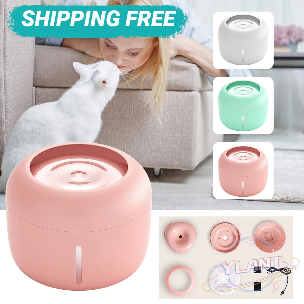 SWT Pet Cat Drinking Bowl Feeding Water Flowing Fountain Automatic Drinker Pet Dog Cat Drinking Fountain 2.5L
SWT Pet Cat Drinking Bowl Feeding Water Flowing Fountain Automatic Drinker Pet Dog Cat Drinking Fountain 2.5L