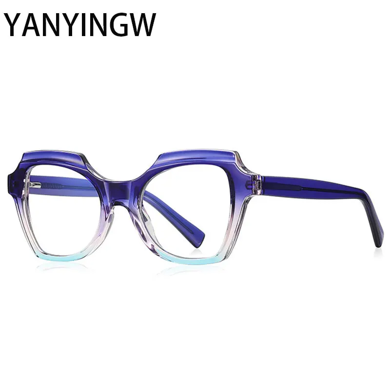Fashion Irregular Square Ladies Anti-Blue Light Glasses Frame Women TR90 Large Frame Prescription Glasses
Fashion Irregular Square Ladies Anti-Blue Light Glasses Frame Women TR90 Large Frame Prescription Glasses