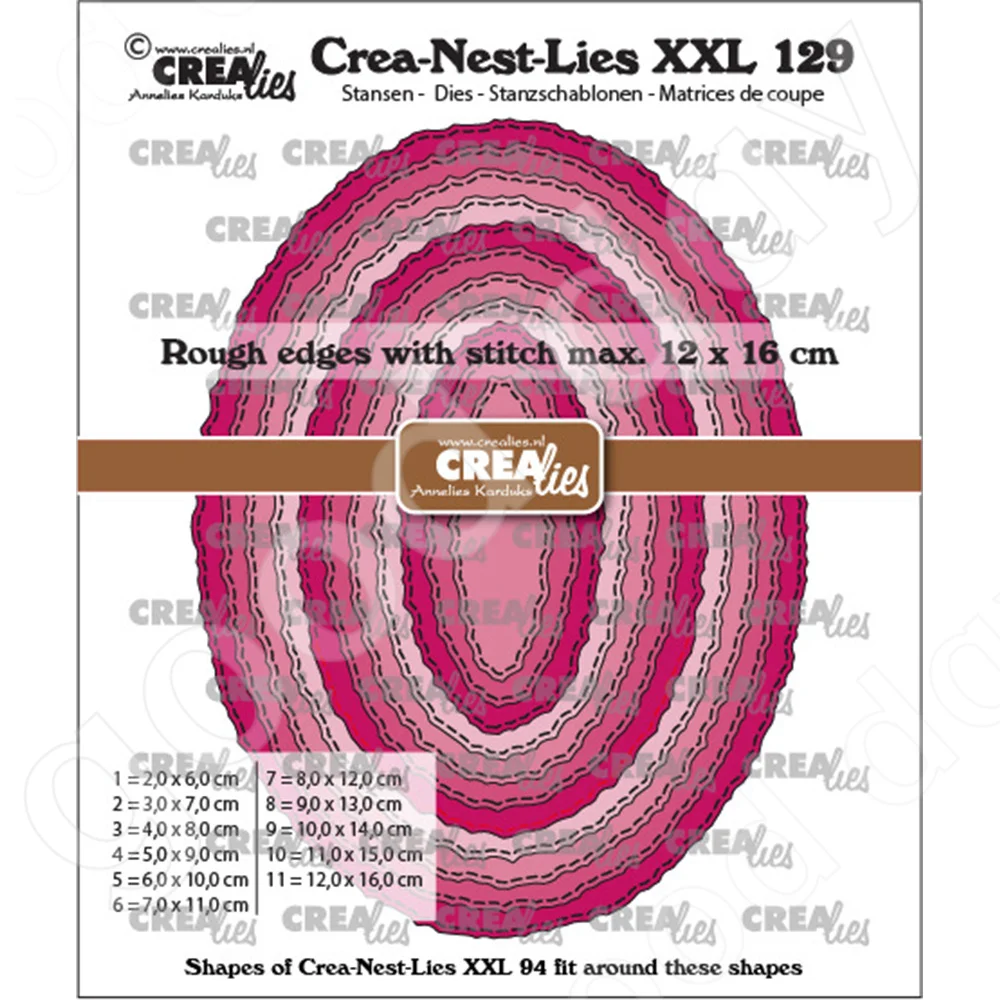 Arrival New 2022 Ovals with rough edges and stitchlines Metal Dies Scrapbook Diary Decoration Embossing Template Diy Handmade
Arrival New 2022 Ovals with rough edges and stitchlines Metal Dies Scrapbook Diary Decoration Embossing Template Diy Handmade