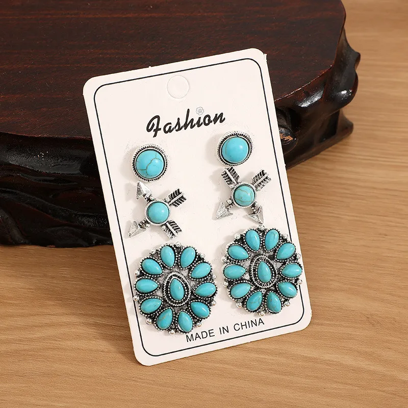 3 PACK STUDS | 3 Pairs Stud Earrings Blue Colored Stone Earrings Turquoise Boho Bohemian Jewelry Accessories Stocking Stuffers
3 PACK STUDS | 3 Pairs Stud Earrings Blue Colored Stone Earrings Turquoise Boho Bohemian Jewelry Accessories Stocking Stuffers