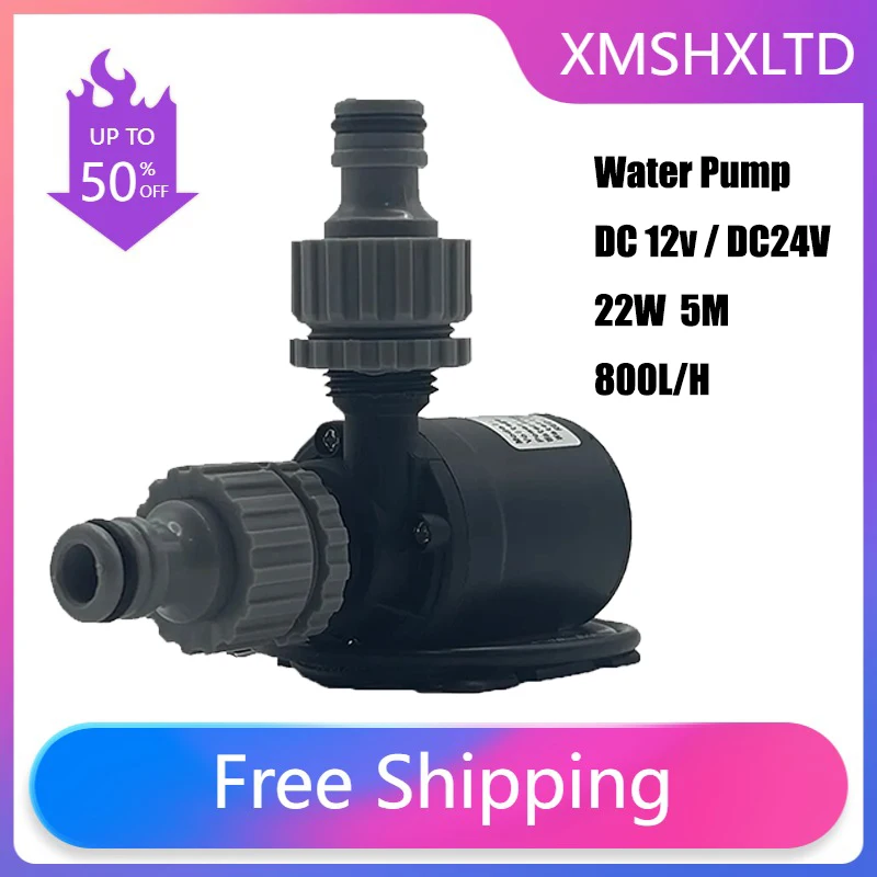 DC 12V Water Pump 800L/H Centrifugal Submersible Pump for Aquariums and Features Grey Joint Bomba De Agua Solar 워터펌프
DC 12V Water Pump 800L/H Centrifugal Submersible Pump for Aquariums and Features Grey Joint Bomba De Agua Solar 워터펌프