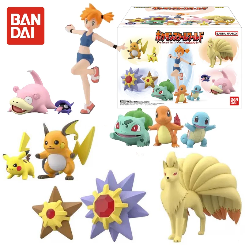 Оригинальные фигурки покемона Bandai в масштабе мира, милая пепла, Кетчум, медленно тыкать, статуэтка Пикачу, аниме, кукла, модель, игрушка
Оригинальные фигурки покемона Bandai в масштабе мира, милая пепла, Кетчум, медленно тыкать, статуэтка Пикачу, аниме, кукла, модель, игрушка